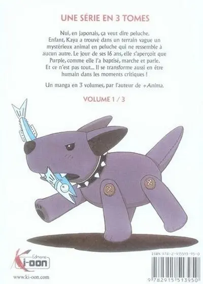 Verso de l'album Nui ! 1