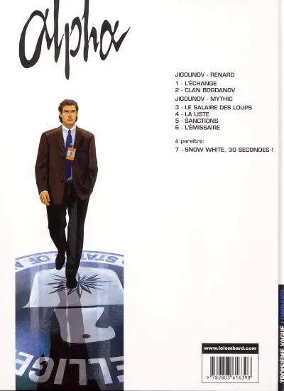 Verso de l'album Alpha Tome 6 L'émissaire