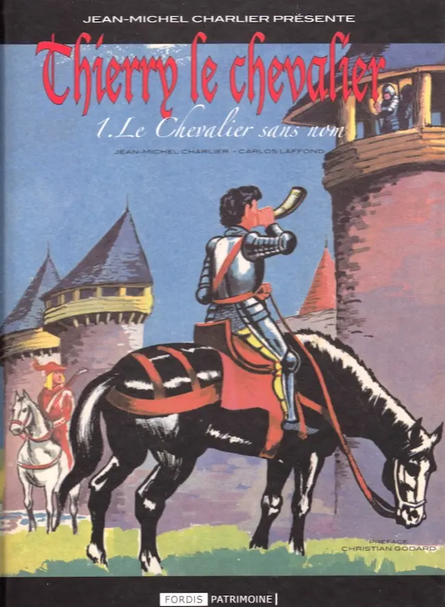 Couverture de l'album Thierry le chevalier Tome 1 Le Chevalier sans nom