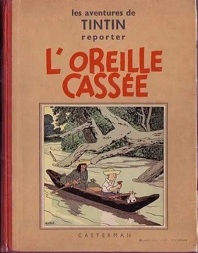 Couverture de l'album Tintin Tome 6 L'oreille cassée