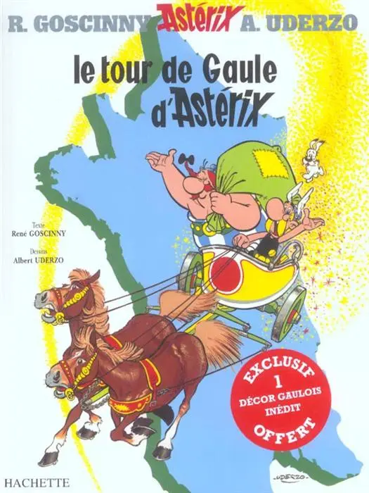 Couverture de l'album Astérix Tome 5 Le tour de Gaule d'Astérix