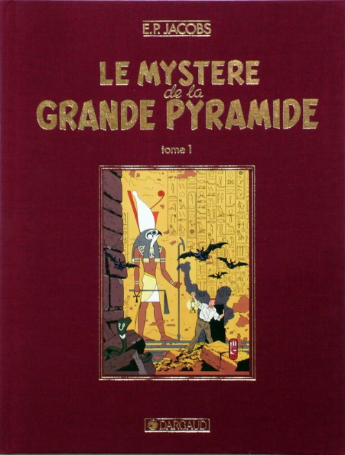 Couverture de l'album Blake et Mortimer Tome 3 Le Mystère de la Grande Pyramide - Tome 1