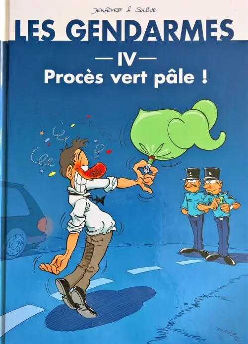 Couverture de l'album Les Gendarmes Tome 2 Procès vert pâle !