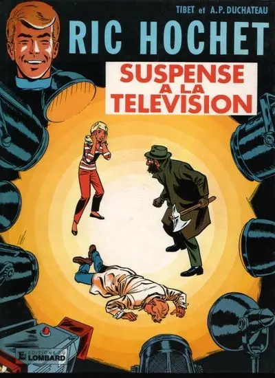 Couverture de l'album Ric Hochet Tome 7 Suspense à la télévision