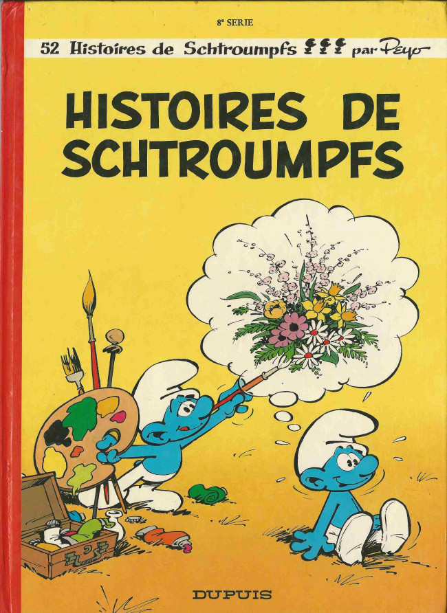 Couverture de l'album Les Schtroumpfs Tome 8 Histoires de Schtroumpfs
