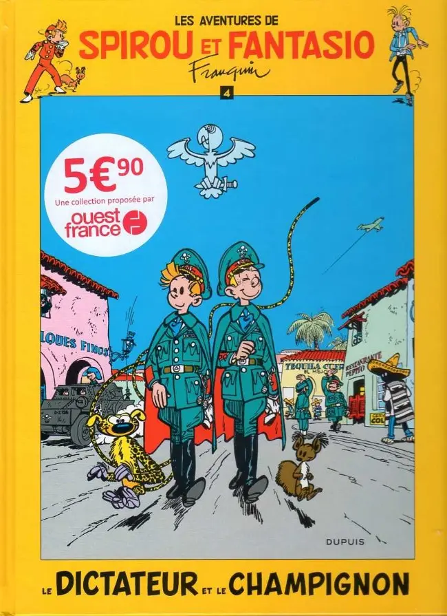 Couverture de l'album Spirou et Fantasio Tome 7 Le dictateur et le champignon