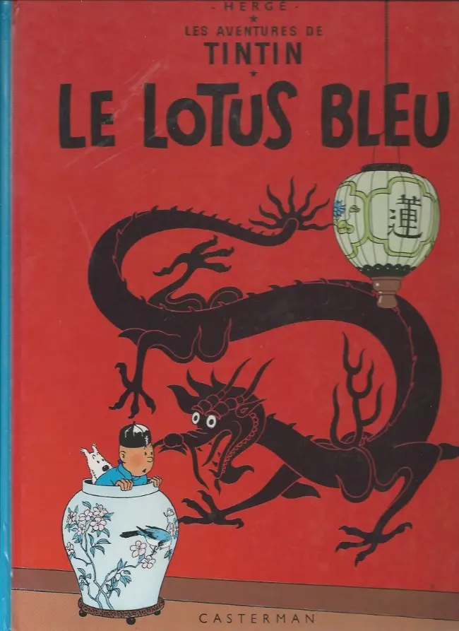 Couverture de l'album Tintin Tome 5 Le lotus bleu