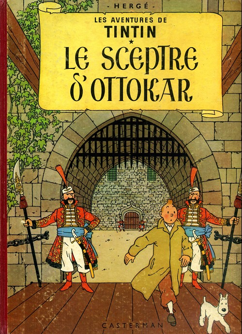 Couverture de l'album Tintin Tome 8 Le sceptre d'ottokar