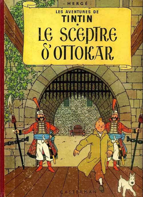 Couverture de l'album Tintin Tome 8 Le sceptre d'ottokar