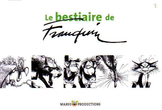 Couverture de l'album Le bestiaire de Franquin Tome 1