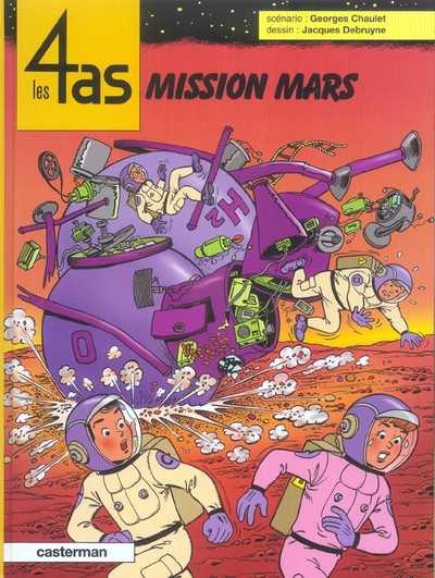 Couverture de l'album Les 4 as Tome 42 Mission Mars