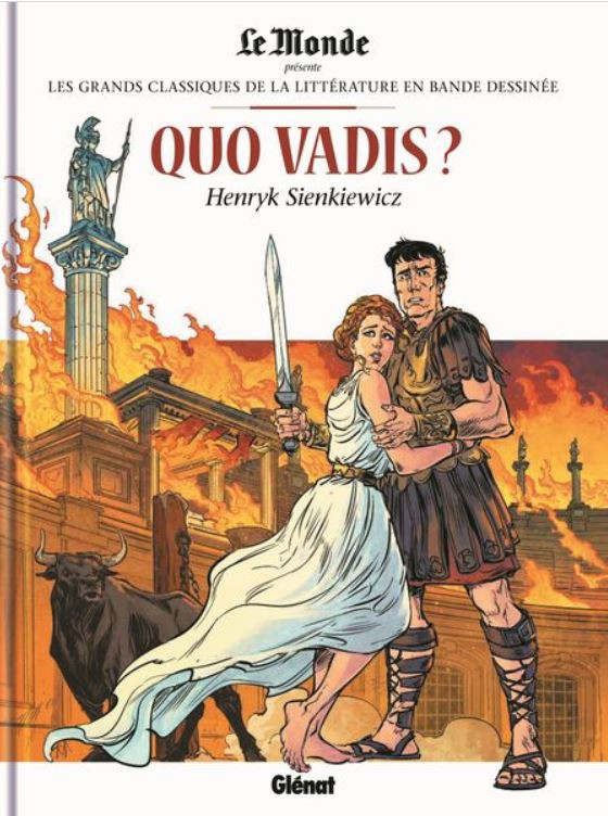 Couverture de l'album Les Grands Classiques de la littérature en bande dessinée Tome 30 Quo Vadis ?