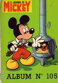 Couverture de l'album Le Journal de Mickey Album N° 105