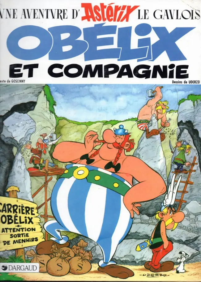 Couverture de l'album Astérix Tome 23 Obélix et compagnie