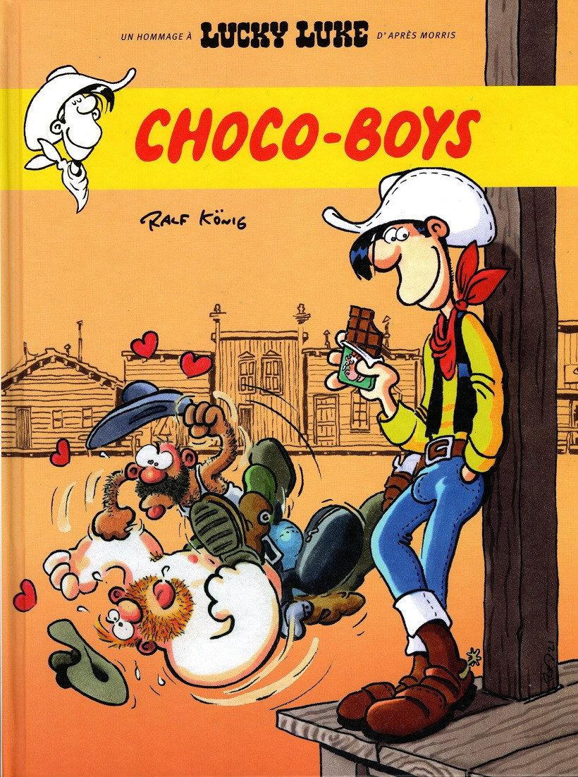 Couverture de l'album Un hommage à Lucky Luke d'après Morris Tome 3 Choco-boys
