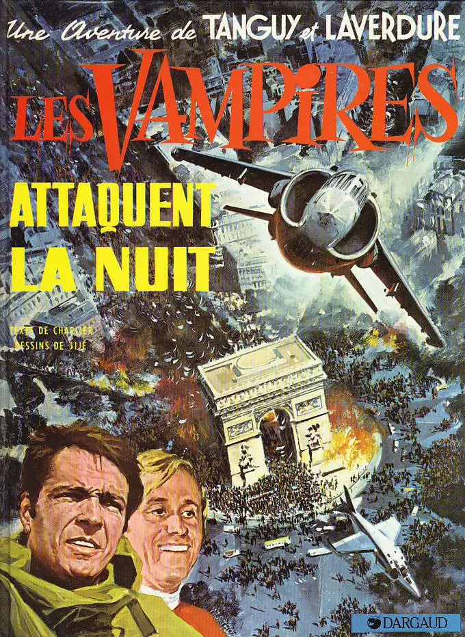 Couverture de l'album Tanguy et Laverdure Tome 15 Les vampires attaquent la nuit