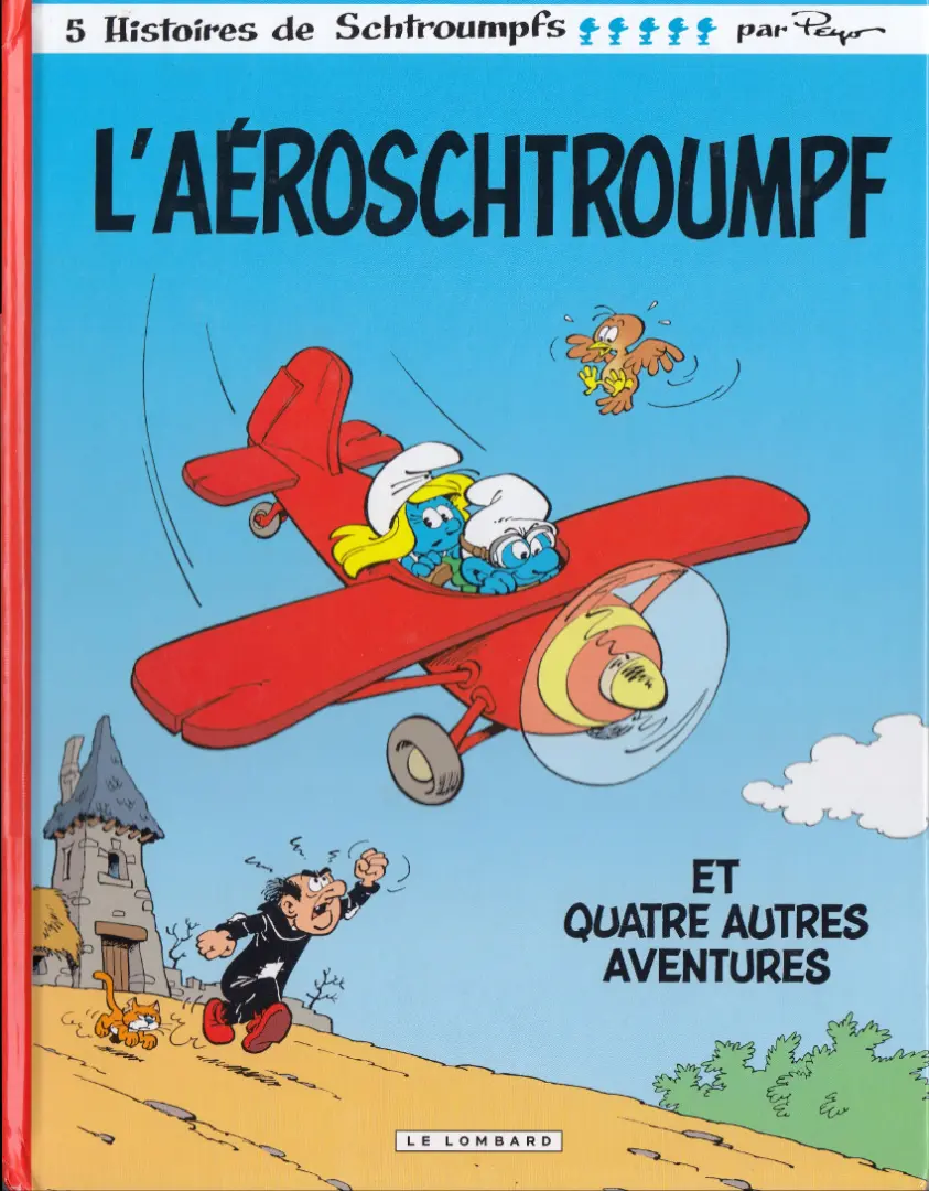 Couverture de l'album Les Schtroumpfs Tome 14 L'aéroschtroumpf