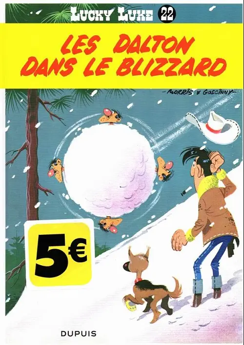 Couverture de l'album Lucky Luke Tome 22 Les Dalton dans le blizzard