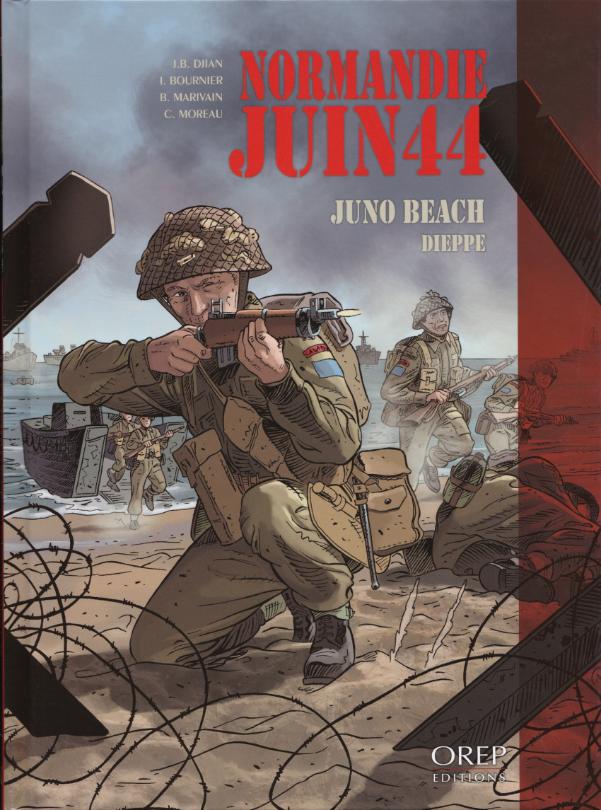Couverture de l'album Normandie juin 44 Tome 5 Juno Beach - Dieppe