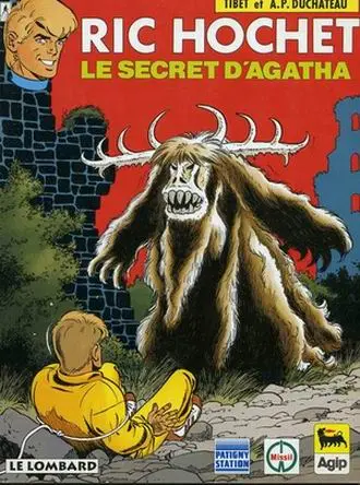 Couverture de l'album Ric Hochet Tome 48 Le secret d'Agatha