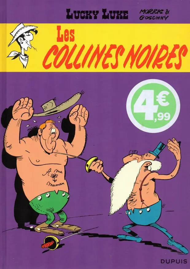 Couverture de l'album Lucky Luke Tome 21 Les Collines noires