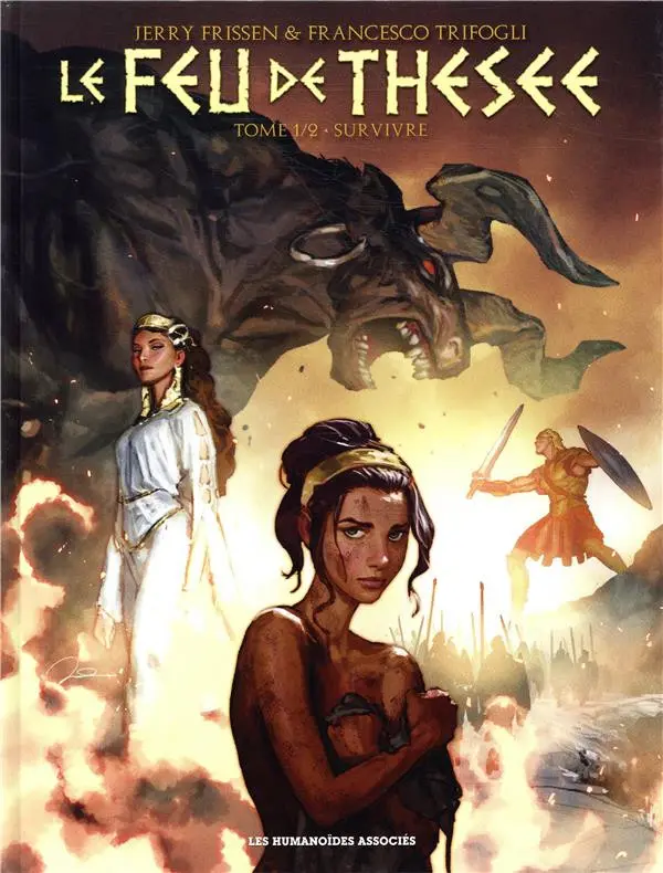 Couverture de l'album Le feu de Thésée Tome 1 Survivre