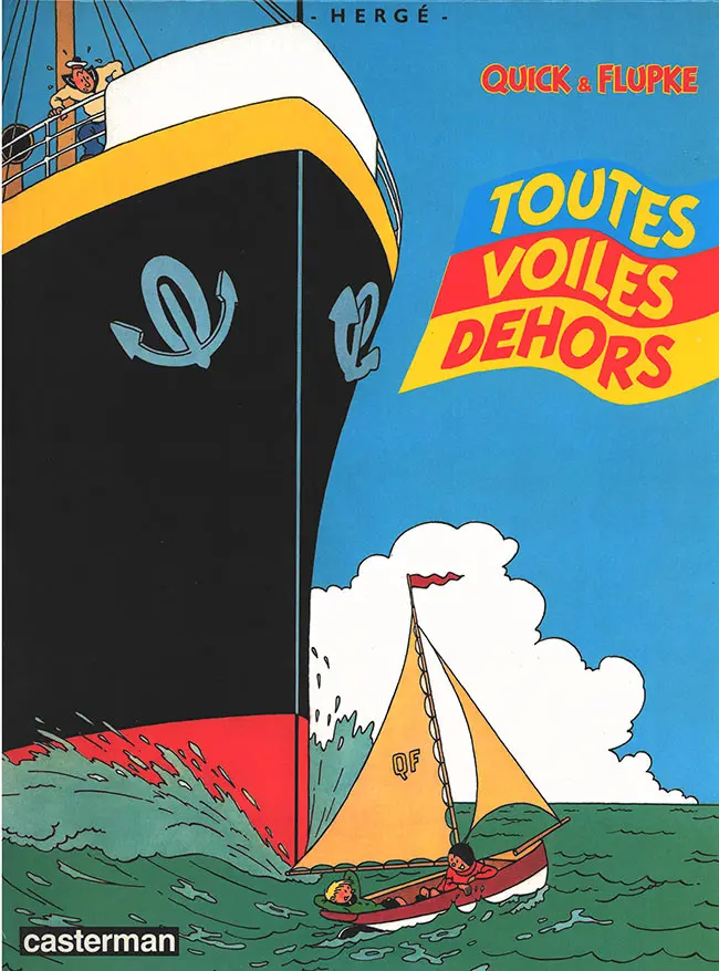 Couverture de l'album Quick et Flupke - Gamins de Bruxelles Tome 4 Toutes voiles dehors