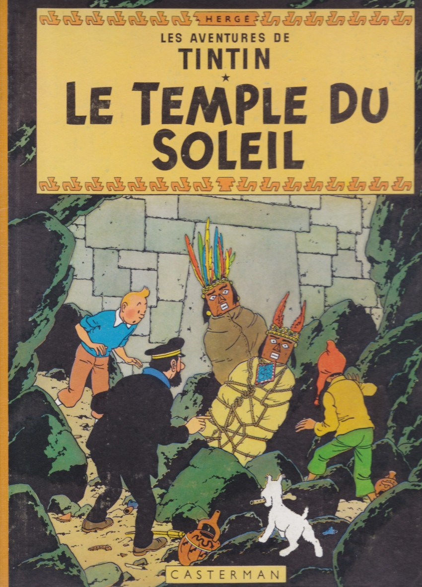 Couverture de l'album Tintin Tome 14 Le Temple du Soleil