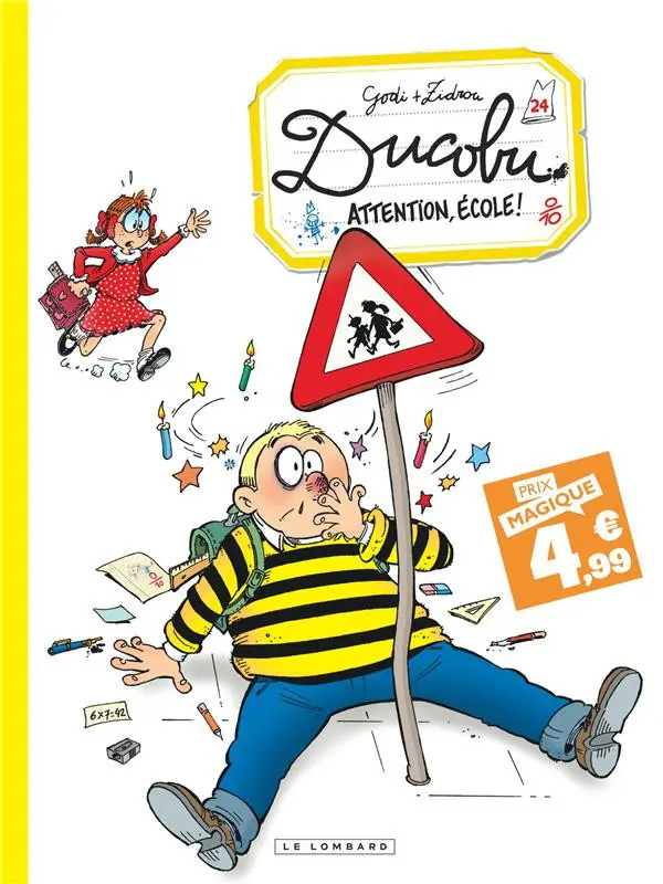 Couverture de l'album L'Élève Ducobu Tome 24 Attention, école !