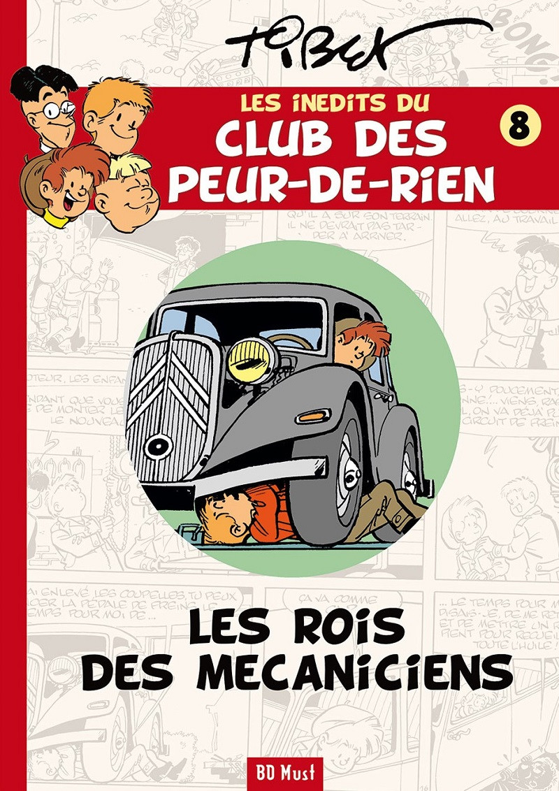 Couverture de l'album Le Club des Peur-de-rien Les inédits Tome 8 Les rois des mécaniciens