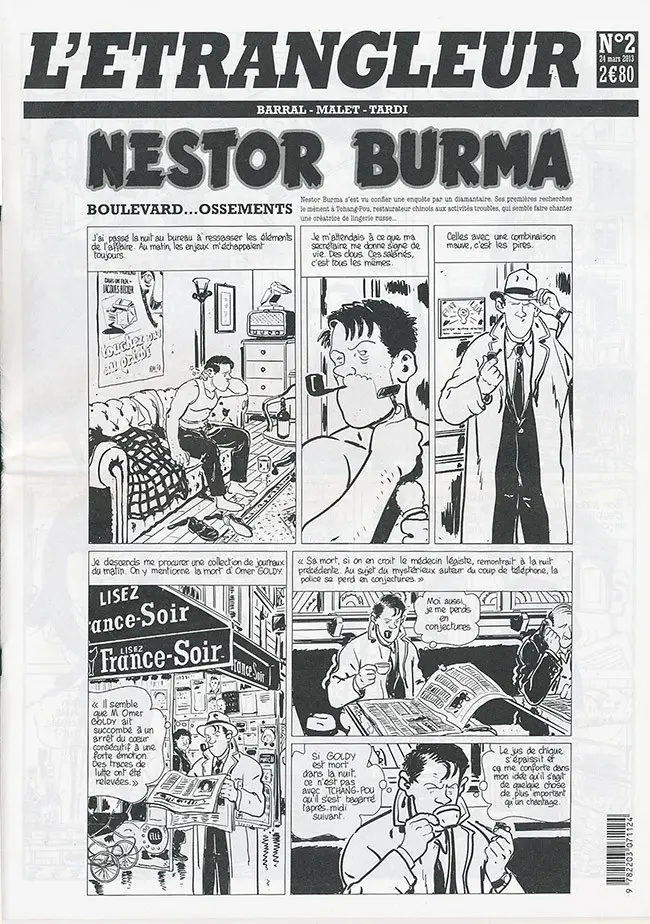 Couverture de l'album L'Étrangleur - Nestor Burma Tome 5 Boulevard... Ossements (2)