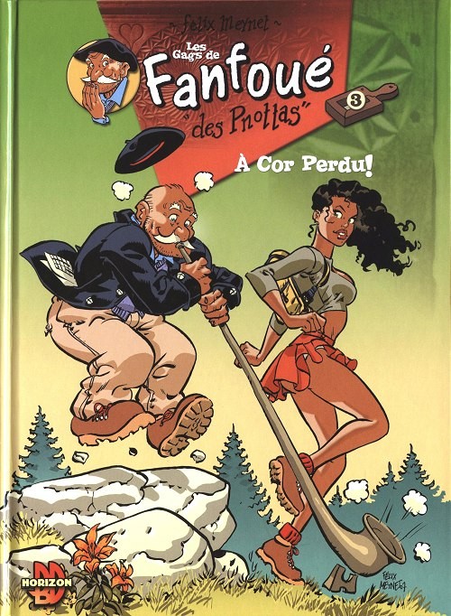 Couverture de l'album Les gags de Fanfoué des Pnottas Tome 3 À cor perdu !