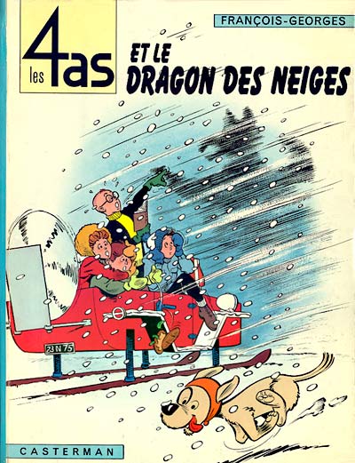 Couverture de l'album Les 4 as Tome 7 Les 4 as et le dragon des neiges