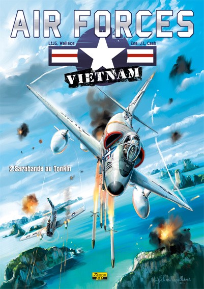 Couverture de l'album Air forces - Vietnam Tome 2 Sarabande au Tonkin