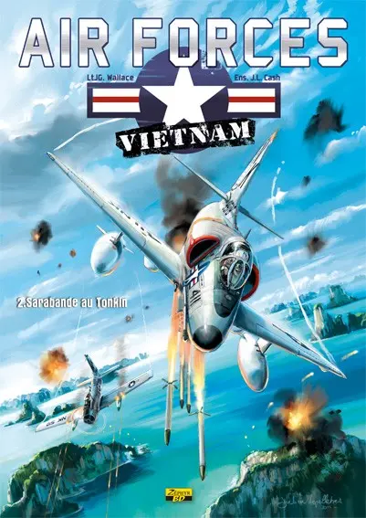 Couverture de l'album Air forces - Vietnam Tome 2 Sarabande au Tonkin