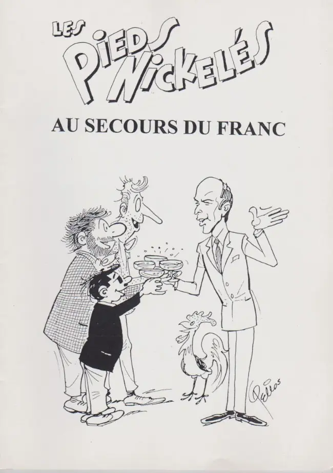 Couverture de l'album Les Pieds Nickelés Les Amis de Pellos 2 Les Pieds Nickelés au secours du Franc