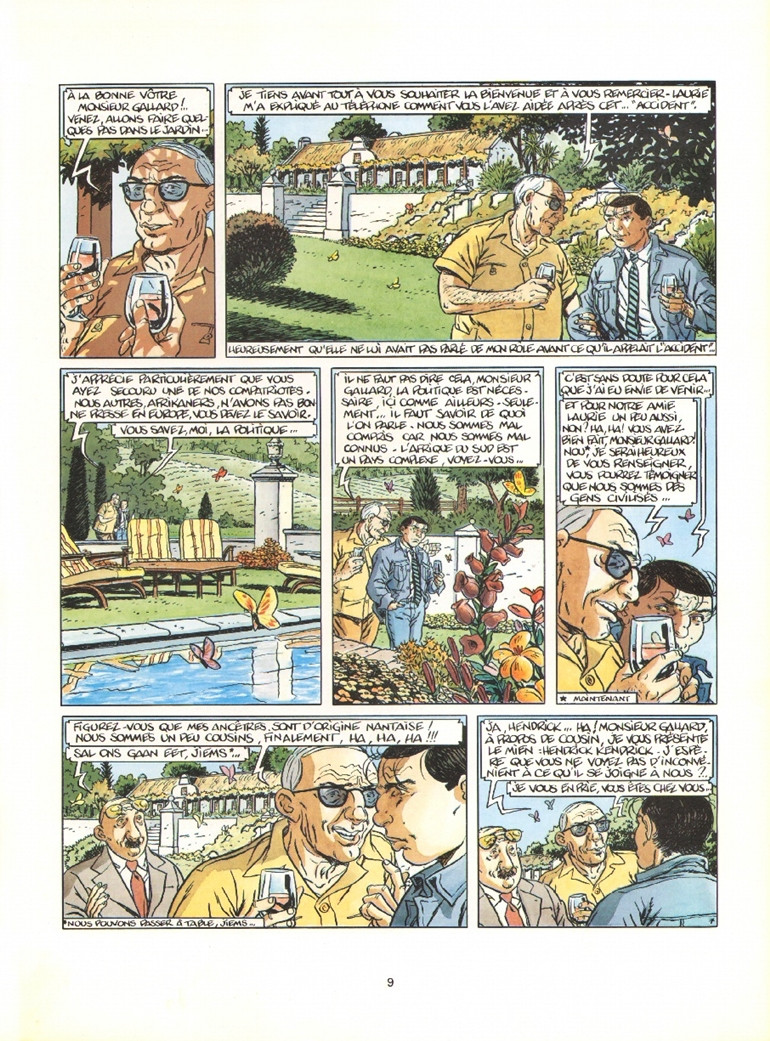 Planche de l'album Une aventure de Jacques Gallard Tome 4 Afrikaans bazaar