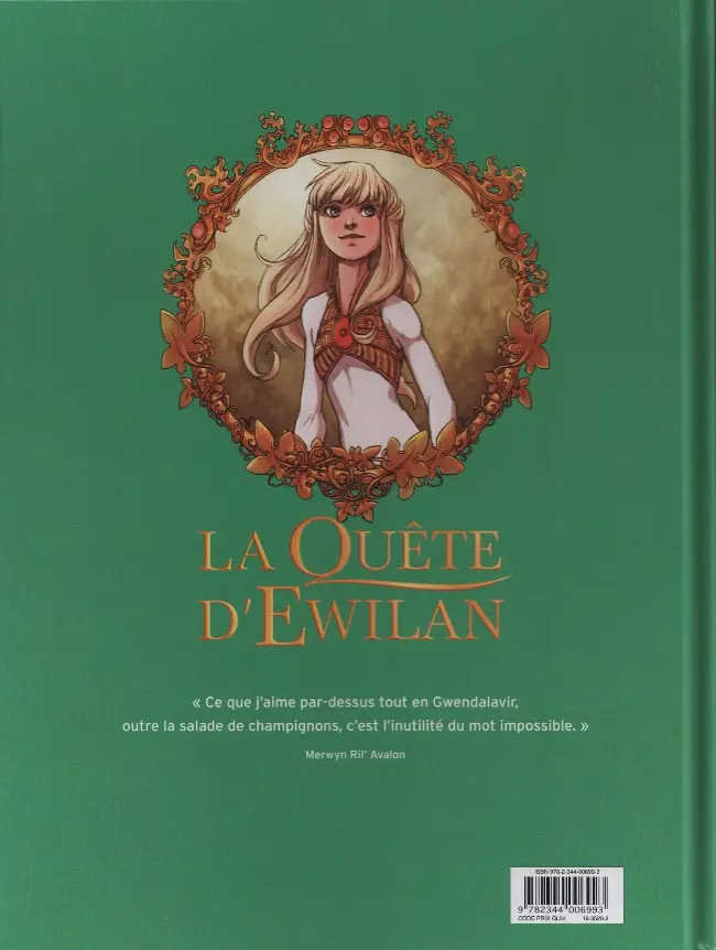 Verso de l'album La Quête d'Ewilan Tome 3 La passe de la Goule