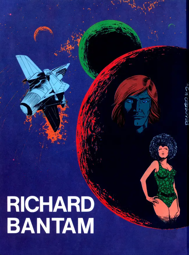 Verso de l'album Richard Bantam, justicier de l'espace Tome 1 Les sept périls de Sumor