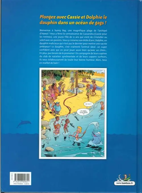 Verso de l'album Sunny Bay Tome 1 Un amour de dauphin