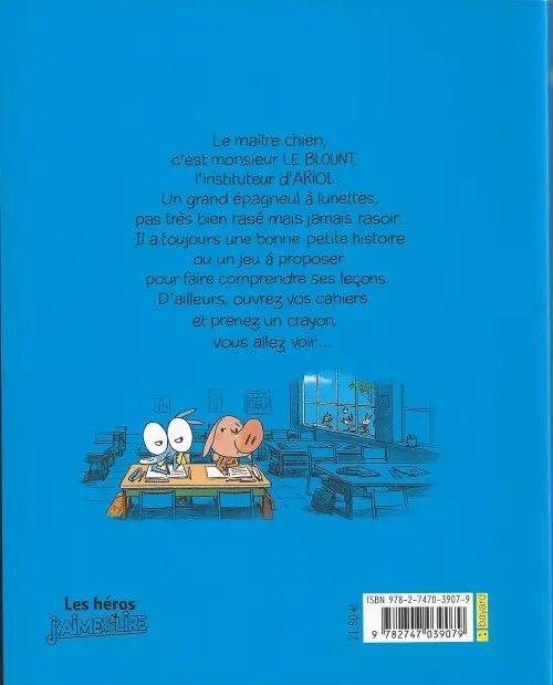 Verso de l'album Ariol Tome 7 Le maître chien