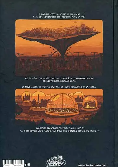 Verso de l'album Terre de son nom Tome 1 La cité enceinte