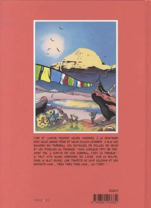 Verso de l'album Tine & Junior Tome 2 Les géants de pierre