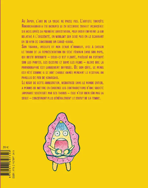 Verso de l'album L'Art de la vulve, une obscénité ?