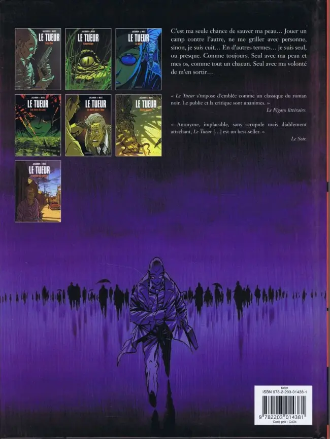 Verso de l'album Le Tueur Tome 7 Le commun des mortels