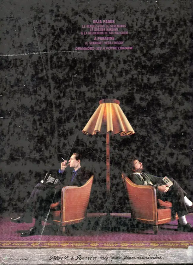Verso de l'album Albany & Sturgess Tome 2 Le dossier Harding