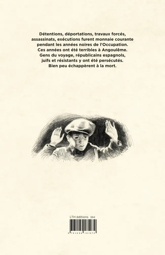 Verso de l'album Les Années noires Angoulême 1940 - 1944