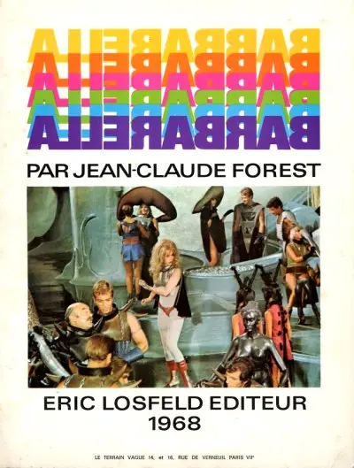 Verso de l'album Barbarella Tome 1