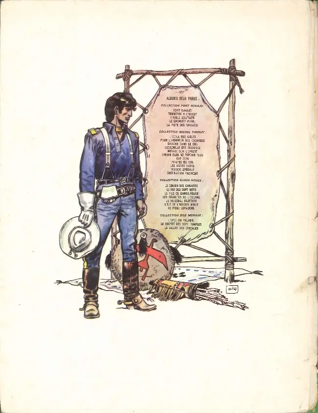 Verso de l'album Blueberry Tome 5 La piste des Navajos