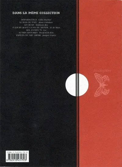 Verso de l'album Autres histoires